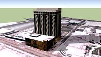 Trump Plaza and Rainforest Cafe