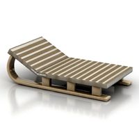 Sled 3D Model