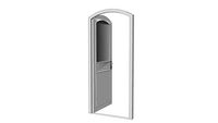 PORTE D ENTREE0.90x2.20m ARRONDIE