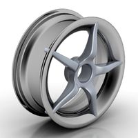 Car rim 3D Model