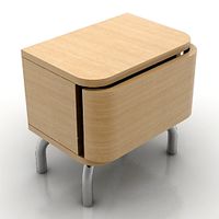 Bedside table 3D Model