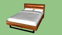 Structube Clarence queen-size Bed