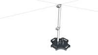 Safety Rail 2000 Arch Series Straight Stanchion