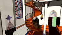 Stair chapel loreto