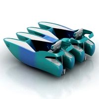 Catamaran 3D Model