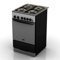 Gas stove 3D Model