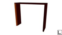 Bancada Lia 1,35 x 0,40 x 1,10 (A21) JMarcon