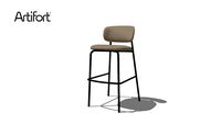Aloa bar stool, counter stool height 80