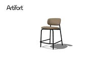 Aloa bar stool, counter stool height 60