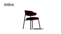Aloa chair with armrest