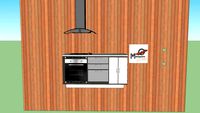 Ilha Cozinha 3D