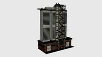 Coking plant gas precooler