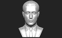 Mark Zuckerberg bust for 3D printing | 3D
