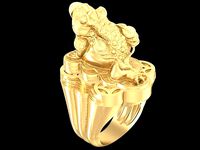 toad three legs ring 2460 | 3D