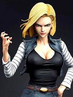 Androide C18 Vs Vegeta Dragon Ball 3D model for 3D Print | 3D
