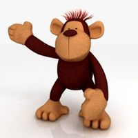 Monkey 3D Model