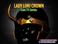 Lady Loki Sylvie Crown  | 3D