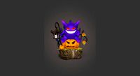 Halloween Gengar Resin Statue | 3D