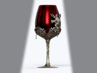 Resident Evil Village Lady Dimitrescu Wine Glass | 3D