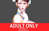 CHUNLI STREETFIGHTER SEXY NAKED NUDE HACENTAI NFSW GIRL | 3D