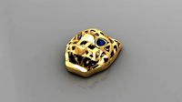 TIGER WIRED PENDENT | 3D