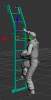 72scale mig 29 pilot with ladder | 3D