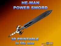 HE-MAN Power Sword 2002 - Life Size  | 3D