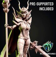 Drow Sorceress Pose 1 | 3D