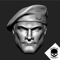 The Expert head for 6 inch action figures | 3D