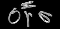 SNAKE RINGS VVV | 3D