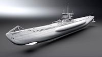 Uboat Scale model | 3D