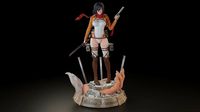 Attack on Titan - Mikasa Ackerman | 3D