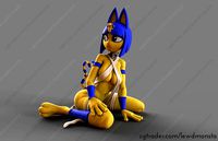 Curious Ankha - ACNH | 3D