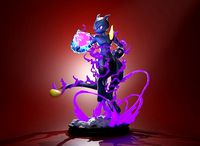 MEWTWO WITH SHADOWBALL-3D printable pokemon with cuts and whole | 3D