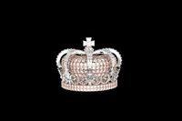 Luxury King Crown Bail with stones | 3D