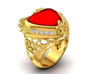 diamond ring for women 874 | 3D
