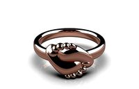 Baby feet ring 3dmodel 3D print model | 3D