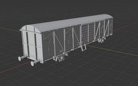 H0 1-87 scale Gbs 263 freight car | 3D