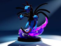 Pokemon - Deino Zweilous and Hydreigon with 2 poses 3D model 3D printable