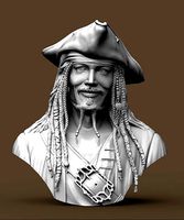 Bust Jack Sparrow | 3D