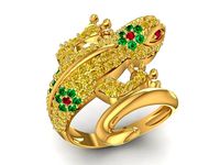 Beautiful Chameleon Ring 3088 | 3D