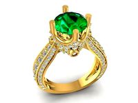 diamond ring for women 1178 | 3D