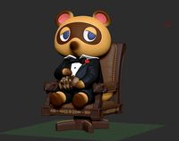 Animal Crossing New Horizons Tom Nook Godfather | 3D