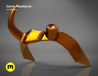 Sylvie Horns Headband | 3D