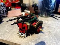 Ork In A Combat - Wheelchair | 3D