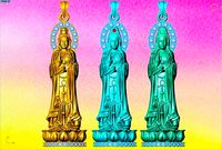 Buddha Guan Yin Pendant - Buddha Pendan | 3D