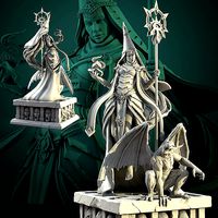Diana Echo Themera diorama 75mm and 32mm pre-supported | 3D
