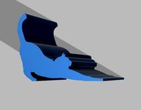 Chat cale porte | 3D