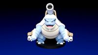 pokemon mega blastoise | 3D