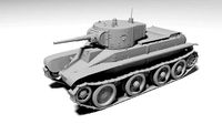 Tank BT-5 for 3D Print | 3D